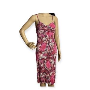 Free People Floral + Paisley Spaghetti Strap Size S